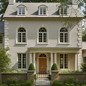 Timeless Charm in Brick and Leaf