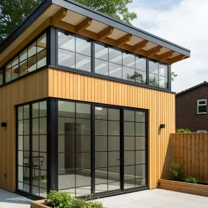 Serene Glass Box with a Wooden Twist