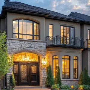 Twilight Delight with Glowing Archways