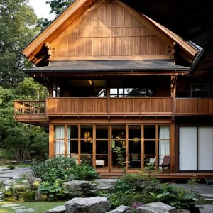 Rustic Elegance with Wooden Warmth