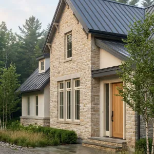 Steel-Capped Stone Cottage Quiet