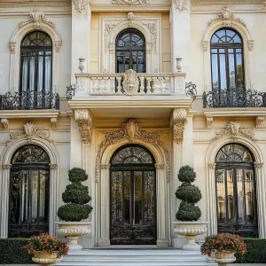 Ornate Oasis With Sculpted Charm