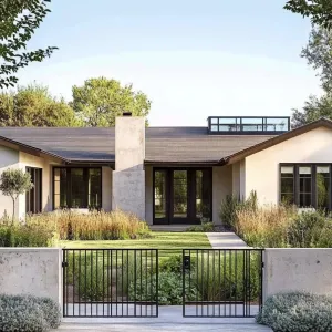 Modern Serenity in a One-Story Home