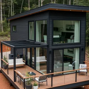 Boldly Minimal: A Glassy Mountain Retreat