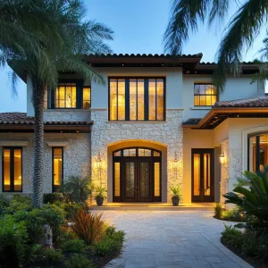 Evening Elegance in Mediterranean Stone