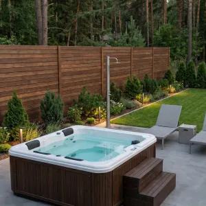 Forest Edge Courtyard Spa Pod