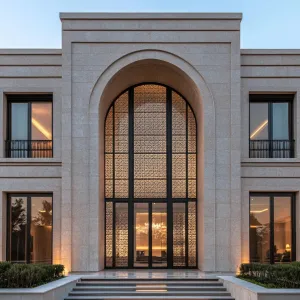 Archway Elegance with Twilight Glow
