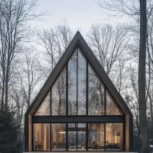 A-Frame Wonderland Under the Frozen Canopy