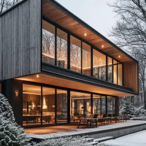 Nordic House Showcasing Modern Serenity