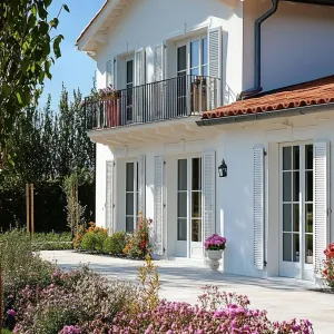 Charming Abode with a Floral Embrace
