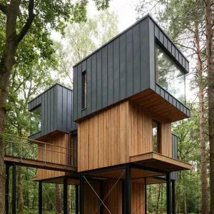 Forest Stilt Horizon Haven