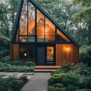 A-Frame Cozy Forest Gem