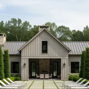 Farmhouse Poolside Paradise with Panache