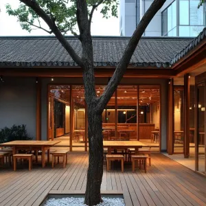 Floating Zen Garden Courtyard