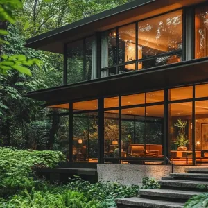 Glass Haven in the Woodland Wonderland