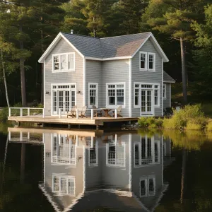 Quaint Lakeside Haven in the Pines
