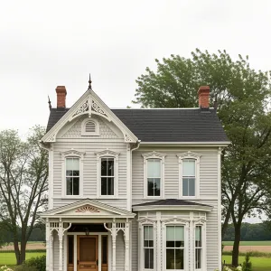Victorian Delight: A Cottage with Gabled Grins