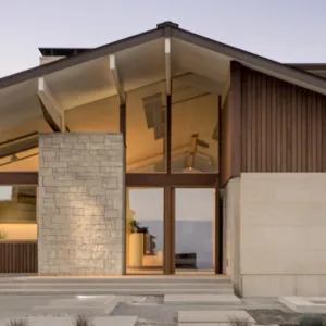 Mid-Century Ranch Elegance: Stone, Wood, and Wonder
