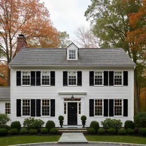 Symmetrical New England Colonial