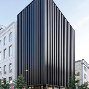 The Jet-Black Monolith: An Urban Statement
