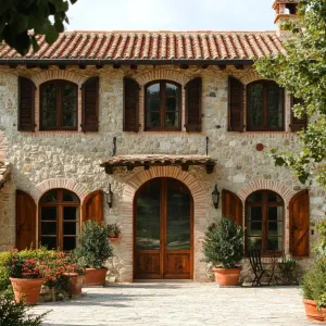 Fairy-Tale Facade in Stone and Sun