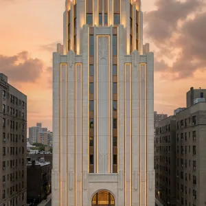 Luminous Crowned Deco Sanctuary Tower