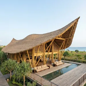 Sail Rise Bamboo Ocean Pavilion