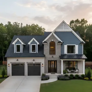 Slate Peaks And Porchlight Warmth