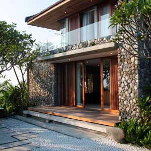 Pebble Pathway: Bali’s Stone-Faced Getaway