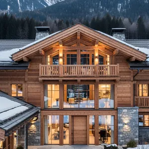 Chalet Whispers: Timber Tales in a Snow Globe