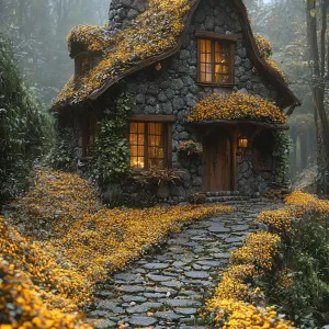 The Cozy Cobblestone Cottage