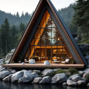 Pitched Roof Paradise on the Rocks