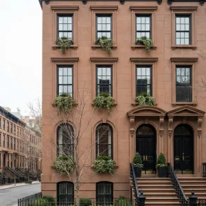 Stoopside Garden Brownstone Revival