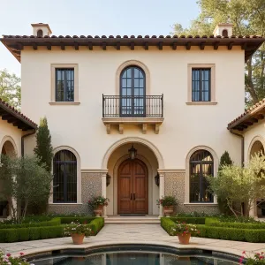 Mediterranean Marvel: Fountain and Flair