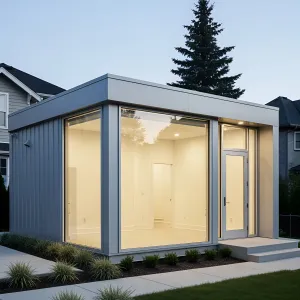 Boxy Bliss: The Sleek Retreat