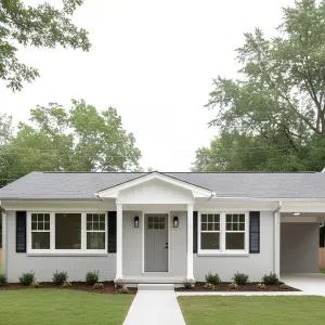 Fogstone Gable Porch Ranch