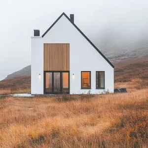 Minimalist Countryside Retreat: A Wooden Tale