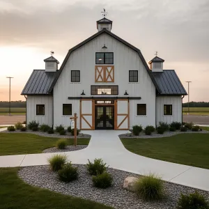 Modern Farmstead Gambrel Pavilion