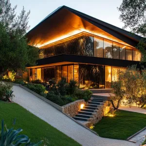 Asymmetrical Zigzag Roof