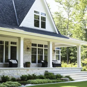 Stone Porch Palace with Verdant Blanket