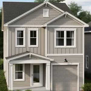 Compact Dream: Quaint Cabin with Attached Garage