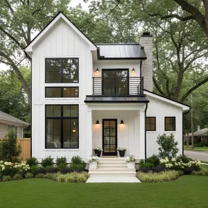 Black-Roof Farmhouse Nook