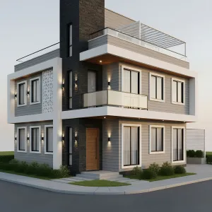 Terrace-Top Corner Modernist