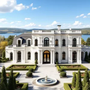 The Elegant Mansion’s White Symphony