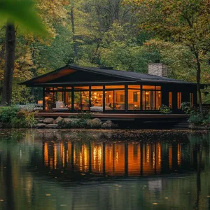 Modern Tranquility by the Lake