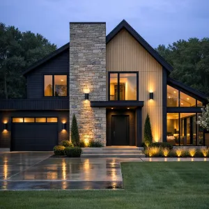 Stone Hearth Nordic Glow Residence