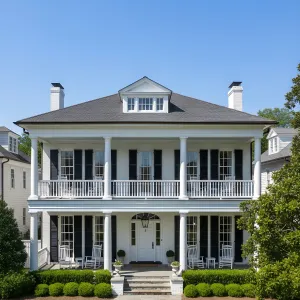 Porch-Lined Pelican Parterre House