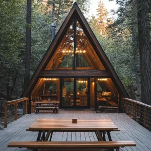 Cozy A-Frame Cabin Retreat