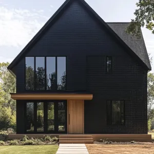 Jet-Black Geometric Dwelling