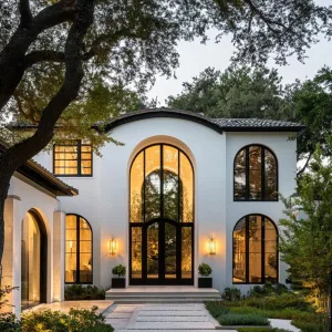 Whimsical Archways: A Modern Villa Reverie